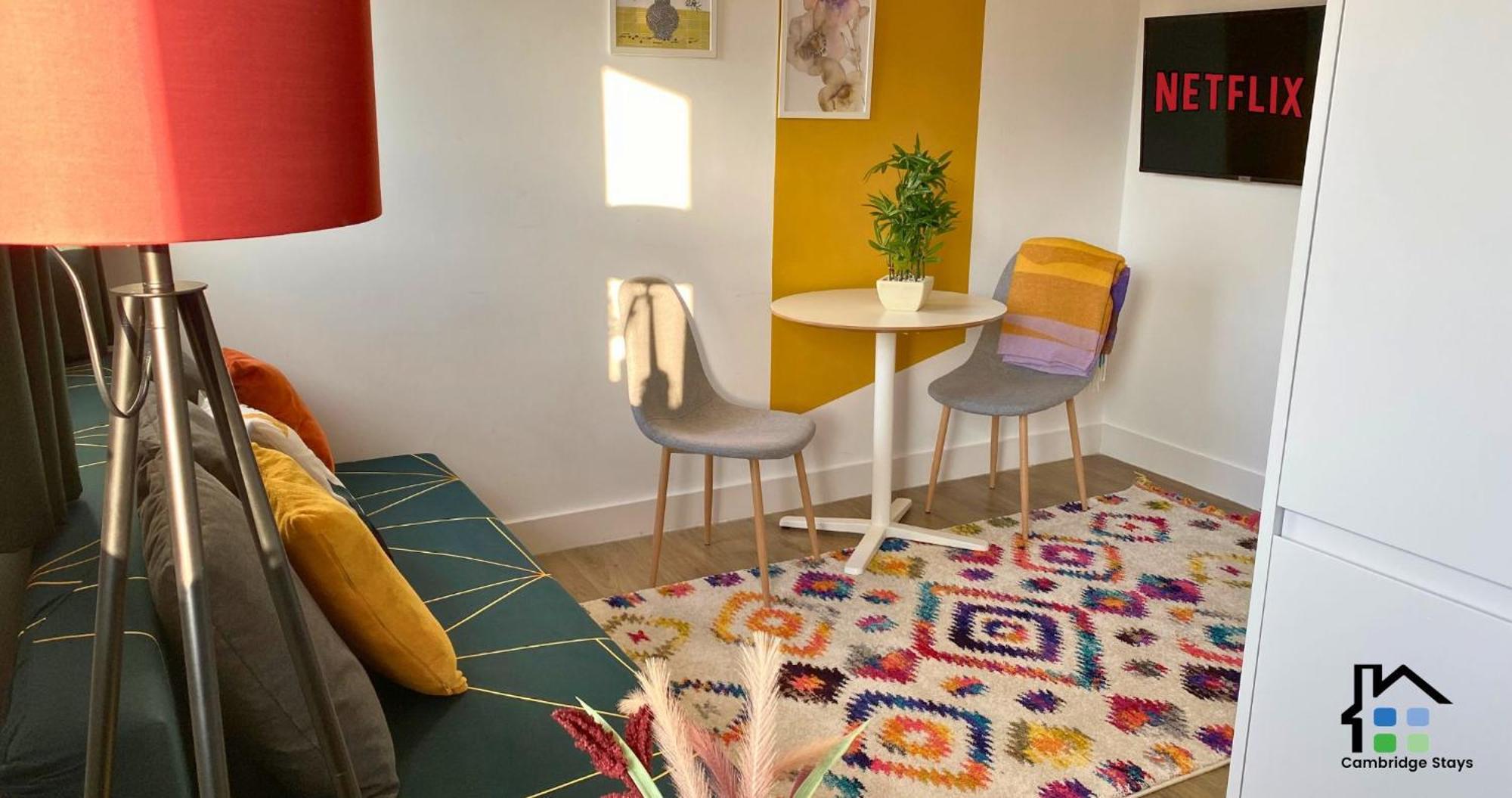 Cambridge Stays Central Apart Hotel 1Br Flats-Easy Walk To City Centre-Parking Buitenkant foto